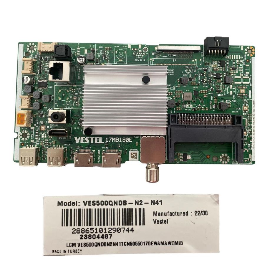 Placa Main TOSHIBA 50UF3D63DA 17MB180E 23804195 VES500QNDB-N2-N41