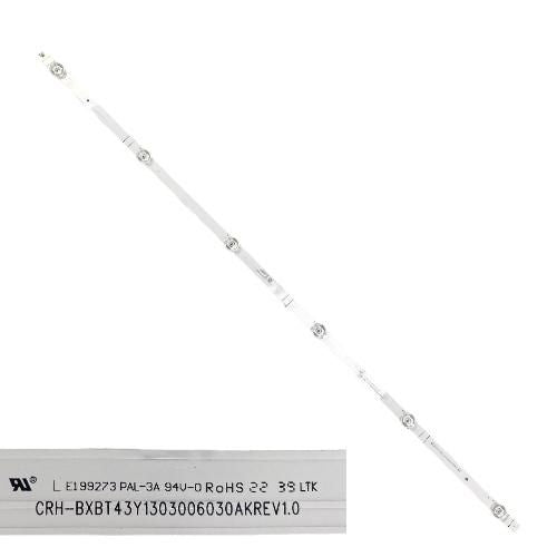 Tira 6 leds Hisense 43A63H CRH-BXBT43Y1303006030AKREV1.0