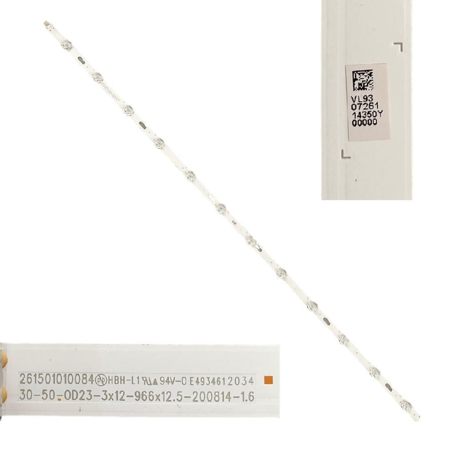 Tira 12 Leds Samsung UE50TU8005K BN96-14350Y 
261501010084  swap de desmontaje