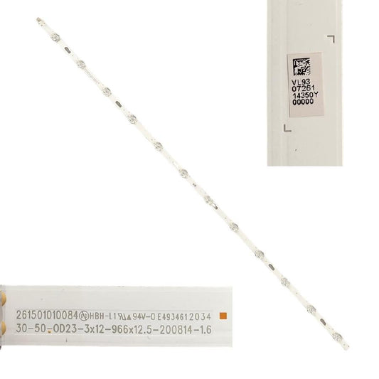 Tira 12 Leds Samsung UE50TU8005K BN96-14350Y 
261501010084  swap de desmontaje