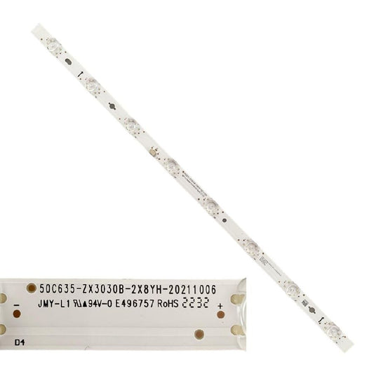 Tira 8 leds TCL 50C639 50C635-ZX3030B-2X8YH-20211006