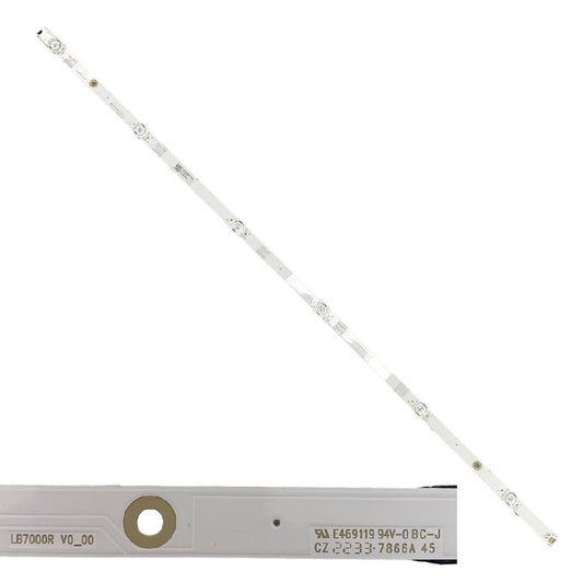 Tira 6 leds PHILIPS 70PUS7906/12 LB7000R V0_00 E469119 94V-0 swap de desmontaje
