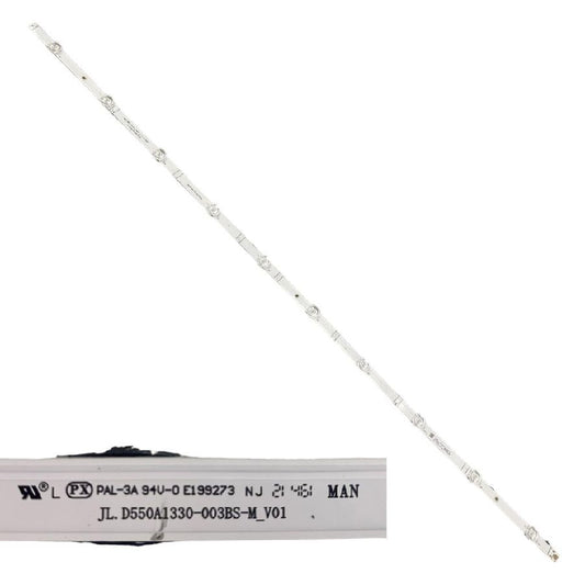 Tira 10 leds Hisense 55E7HQ JL.D550A1330-003BS-M_V01 swap de desmontaje