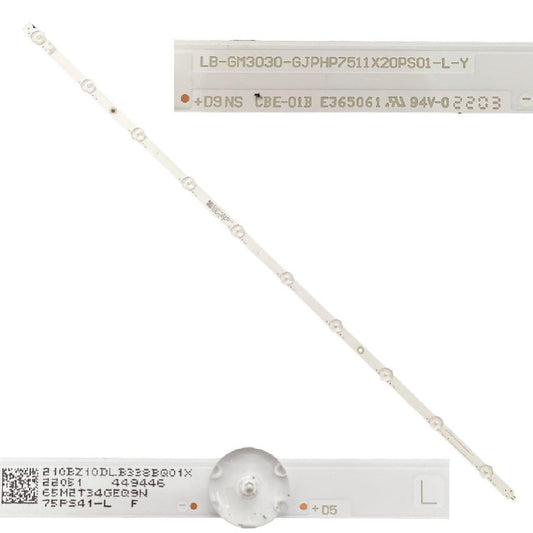 Tira 10 leds Philips 75PUS7906/12 TYPE L LB-GM3030-GJPHP757511X20PS01-L-Y