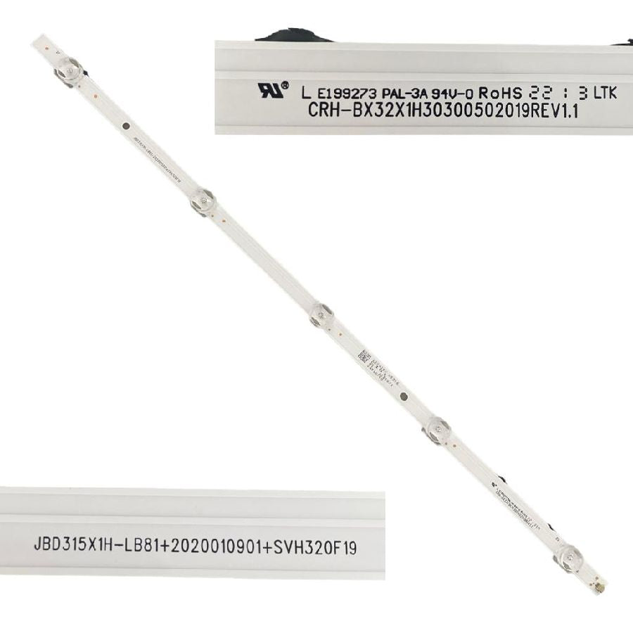Tira 5 leds Hisense 32A4EG CRH-BX32X1H30300502019REV1.1 JBD315X1H (SWAP)