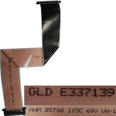 Cable Flex / LVDS GLD E337139, AWM 20706, PHILIPS 32PFS6402/12
