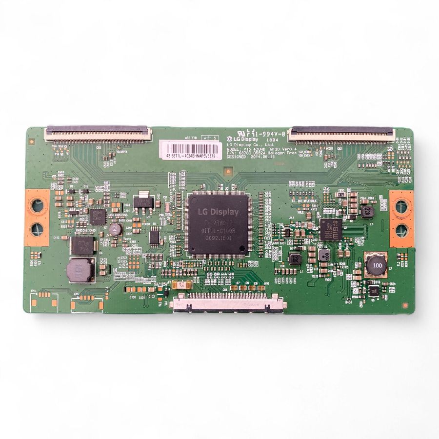 Placa TCon TOSHIBA 43U6863DG V15 43UHD TM120 Ver0.4 6870C-0552A