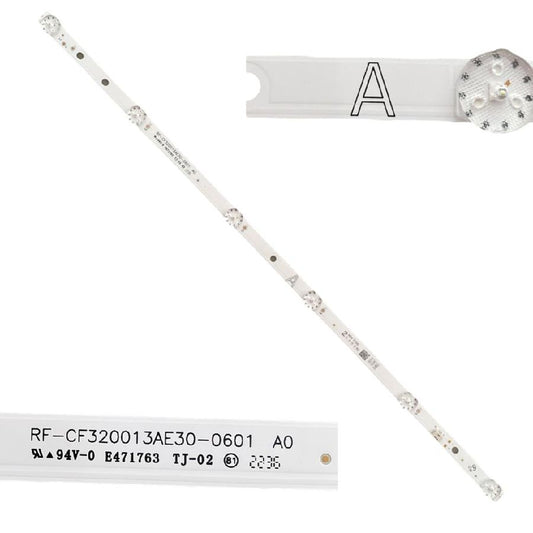 Tira 6 leds Toshiba 32L3163DG TYPE A RF-CF320013AE30-0601