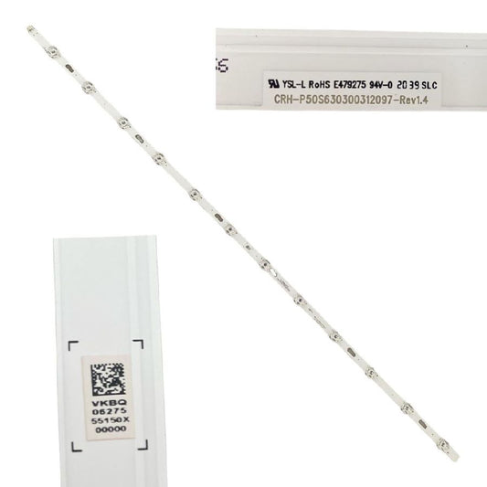 Tira 12 Leds Samsung UE50TU8005K BN96-55150X CRH-P50S630300312097-Rev1.4  swap de desmontaje