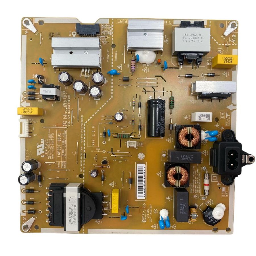Fuente de Alimentacion LG 50UQ70006LF LGP50T-20U1 EAX69057002(1.0) EAY65769224