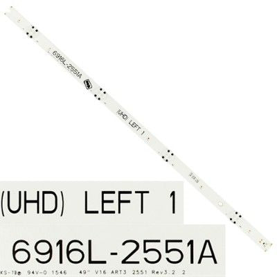 Tira 4 leds 6916L-2451A LEFT 1, LG 49UH650V