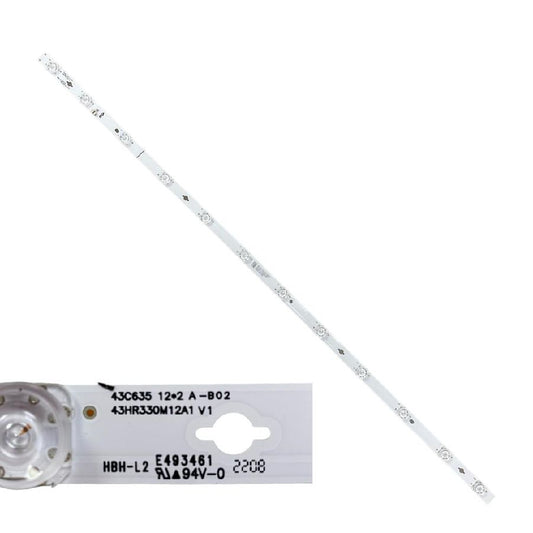 Tira 6 leds TCL 43C639X1 43C635 43HR330M12A1