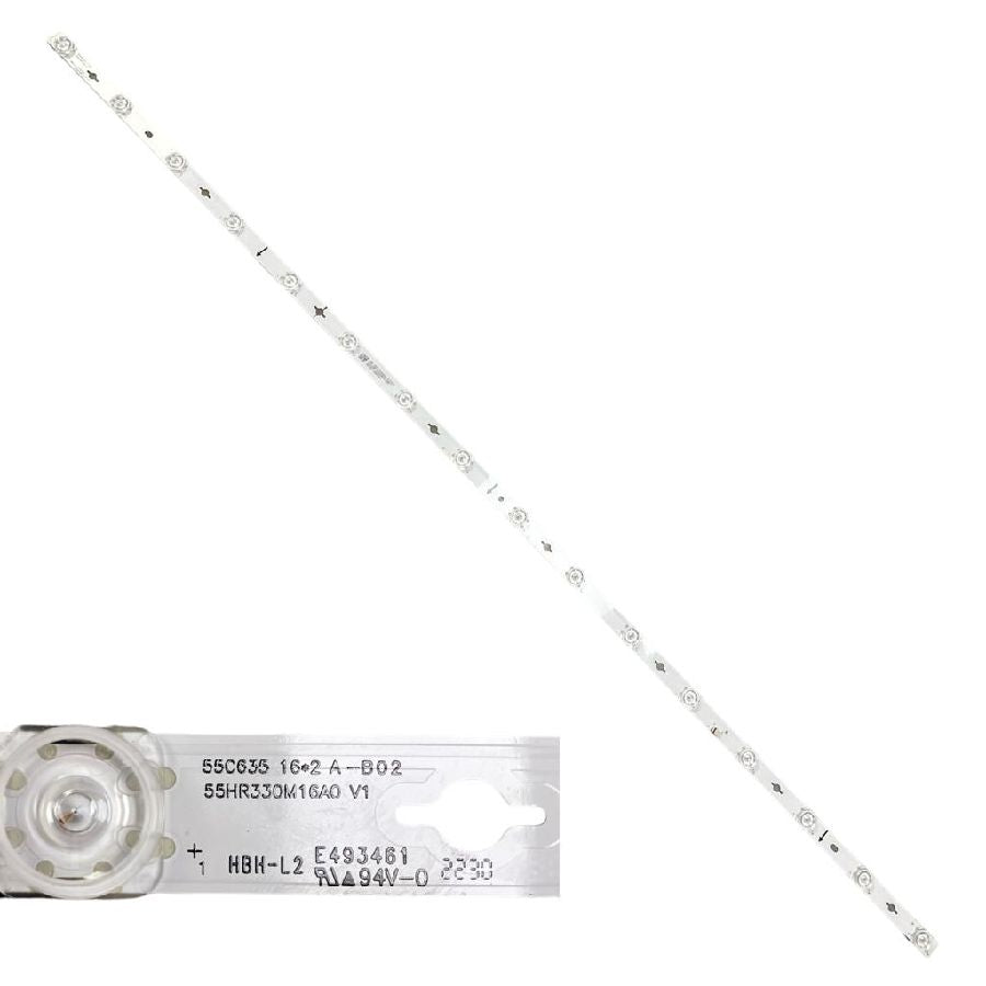 Tira 16 leds TCL 55C639 55C635 55HR330M16A0