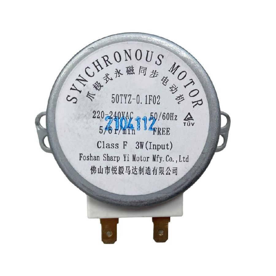 Motor de la plataforma giratoria Microondas BOSCH BFL634GB1, 50TYZ-0.1F02, 5/6 R/MIN 3W