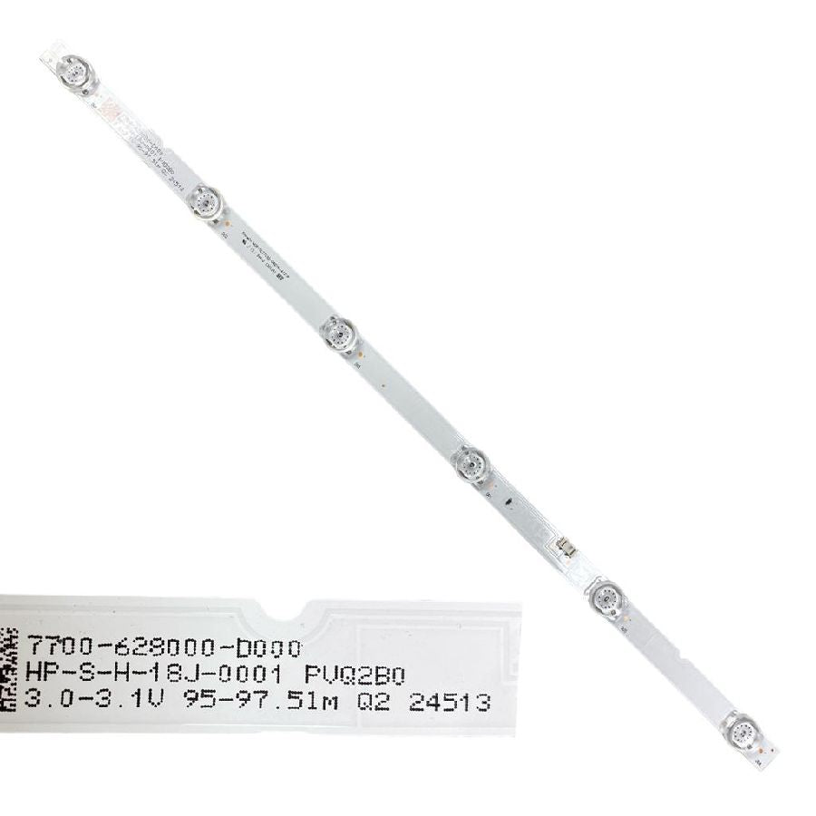 Tira 6 leds LG 28TN515S-PZ 7700-628000-D000