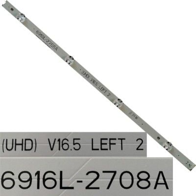 Tira 4 leds 6916L-2708A LEFT 2, LG 49UH610V