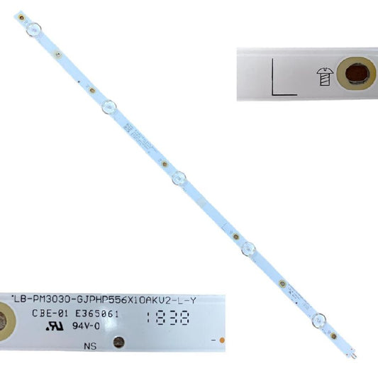 Tira 5 leds Philips 55PUS6703/12 LB-PM3030 LB-PM3030-GJPHP556X10AKV2-L-Y TYPE L (SWAP)