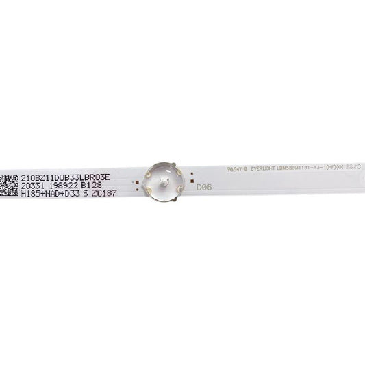 Tira 11 leds PHILIPS 58PUS7555/12 LBM580M1101-AJ-1 swap de desmontaje
