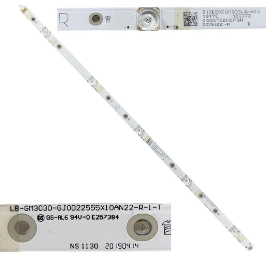 Tira 5 leds Philips 55PUS6754/12 LB-GM3030-GJ0D22555X10AN22-R-1-T Type R swap de desmontaje