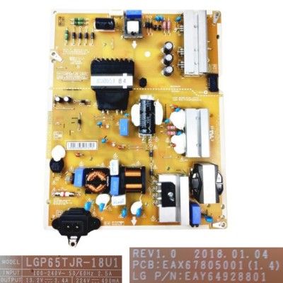 Fuente Alimentación LG 65UK6470PLC EAX67805001(1.4) EAY64928801 LGP65TJR-18U1