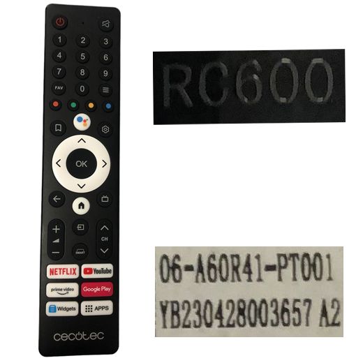 Mando a Distancia CECOTEC RC600, Nuevo y ORIGINAL