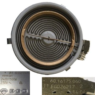 Resistencia Vitro Teka IB 6310 VR 10, 60.16175.060, 10.53212.474, 2400/1500w 230v