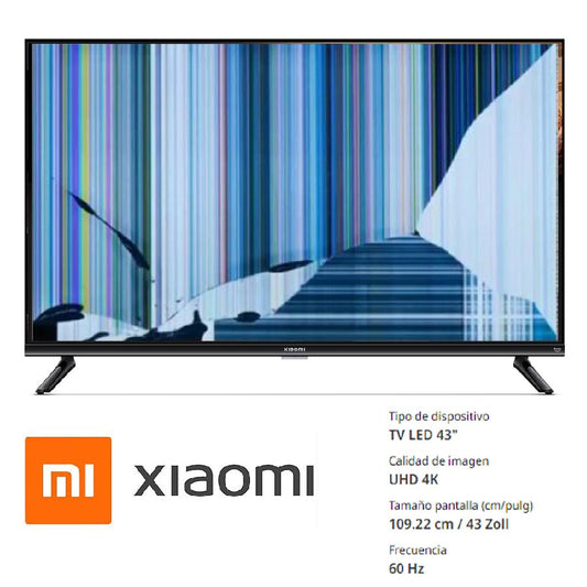 XIAOMI L43M7-FVEU NUEVO, Con pantalla - panel rota, para despiece. SIN MANDO A DISTANCIA.