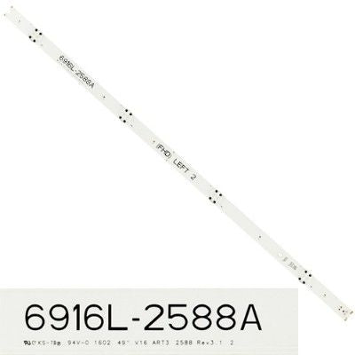Tira 4 leds 6916L-2588A, LG 49LH630V