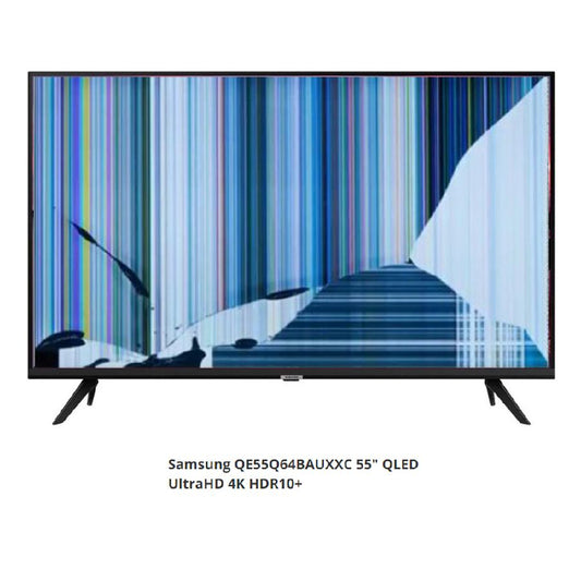 Samsung QE55Q64BAUXXC NUEVO, Con pantalla - panel rota, para despiece. SIN MANDO A DISTANCIA.