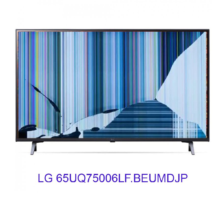 LG 65UQ75006LF.BEUYLJP, NUEVOS, Con pantalla - panel rota, para despiece. SIN MANDO A DISTANCIA.