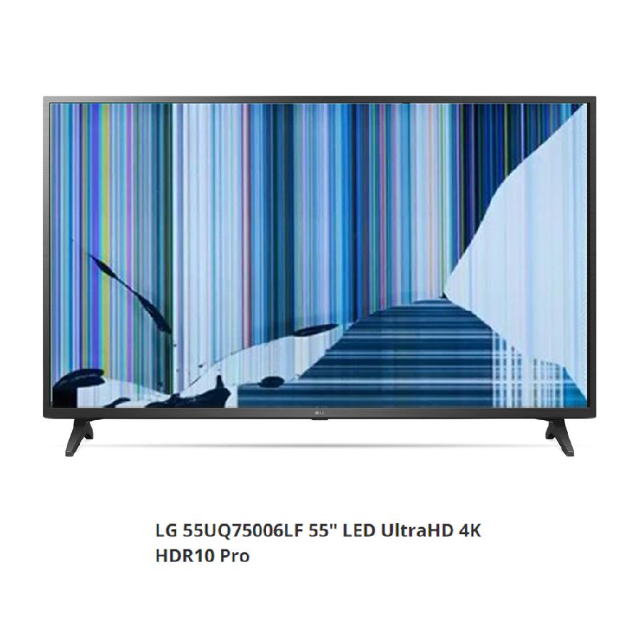LG 55UQ75006LF.BEUJDJP, NUEVOS, Con pantalla - panel rota, para despiece. SIN MANDO A DISTANCIA.