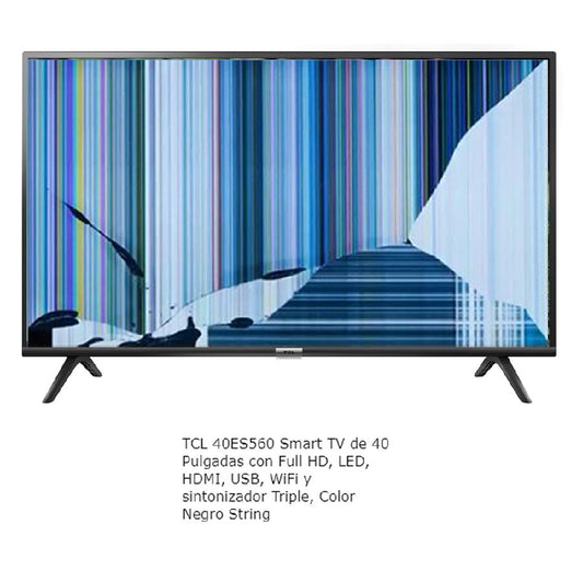TCL 40ES560, NUEVOS, Con pantalla - panel rota, para despiece. SIN MANDO A DISTANCIA.