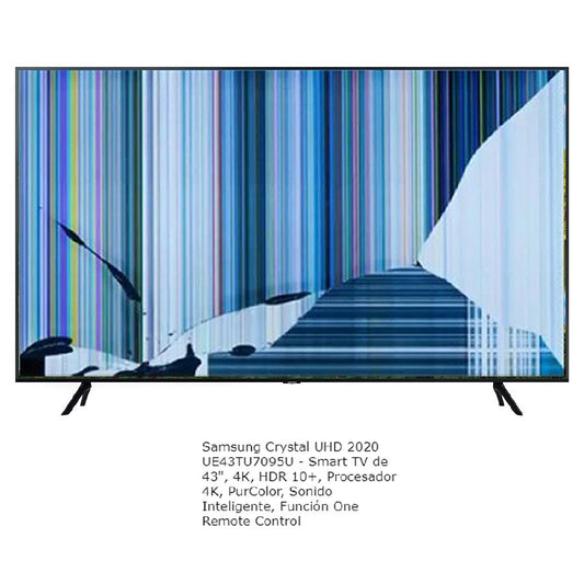 SAMSUNG UE43TU7095UXXC NUEVO, Con pantalla - panel rota, para despiece. SIN MANDO A DISTANCIA.