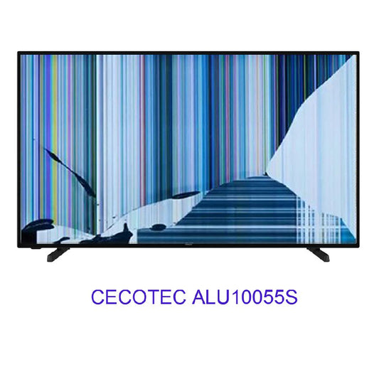 CECOTEC ALU10055S NUEVO, Con pantalla - panel rota, para despiece. SIN MANDO A DISTANCIA.