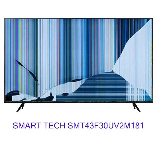 SMART TECH SMT43F30UV2M181 NUEVO, Con pantalla - panel rota, para despiece. SIN MANDO A DISTANCIA.