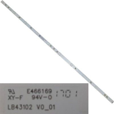 Tira 10 leds LB43102, LG 43LJ500V