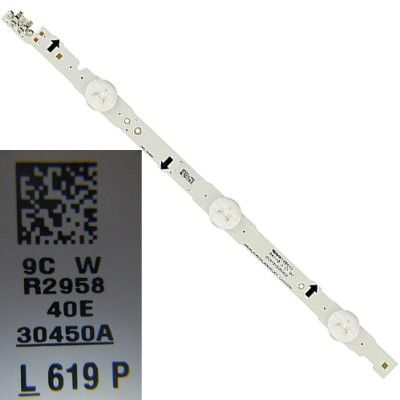 Tira 3 Leds BN96-30450A, Samsung UE40J5100AW
