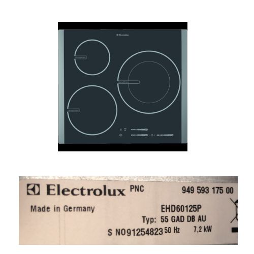 Despiece vitrocerámica Electrolux EHD60125P