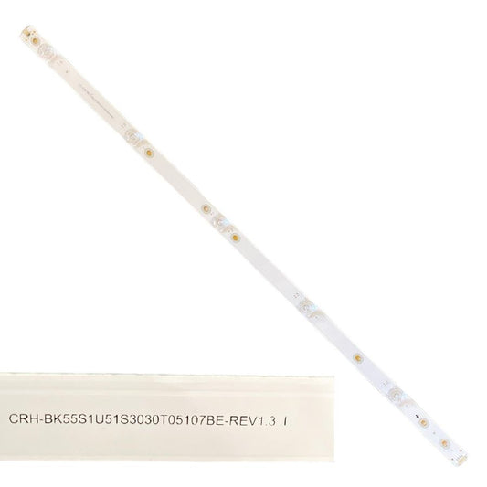 Tira 5 leds Hisense H55A6100 CRH-BK55S1U51S3030T05107BE-REV1.3