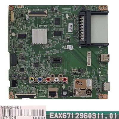 Placa Main LG 43LJ594V EAX67129603(1.0) 76EBT000-0334 MZ77410082