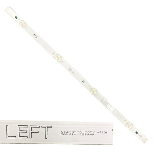 Tira 4 leds LG 49UJ634V-ZD NC490DGG-AAFX1-41 LEFT