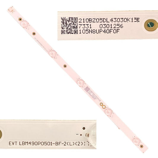 Tira 5 leds PHILIPS 49PFS5301/12 LBM490P0501-BF-2 (SWAP)