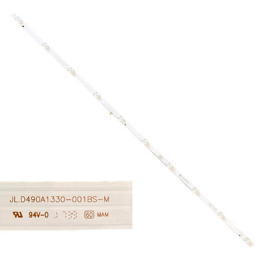 Tira 10 leds LG 49UJ620V JL.D490A1330-001BS-M swap de desmontaje