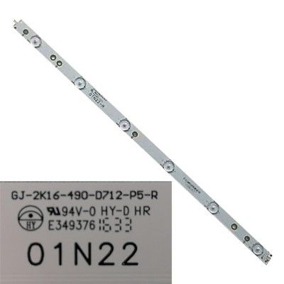 Tira 6 leds GJ-2K16-490-D712-P5-R, Philips 49PUS6401/12
