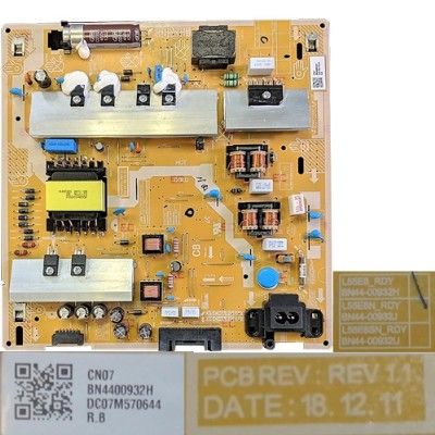 Fuente Alimentacion BN44-00932H REV 1.1, SAMSUNG QE55Q60RAT