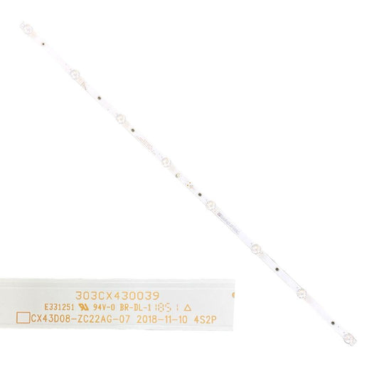 Tira 8 leds SMART TECH LE-43P28SA10 303CX430039 CX43D08-ZC22AG-07