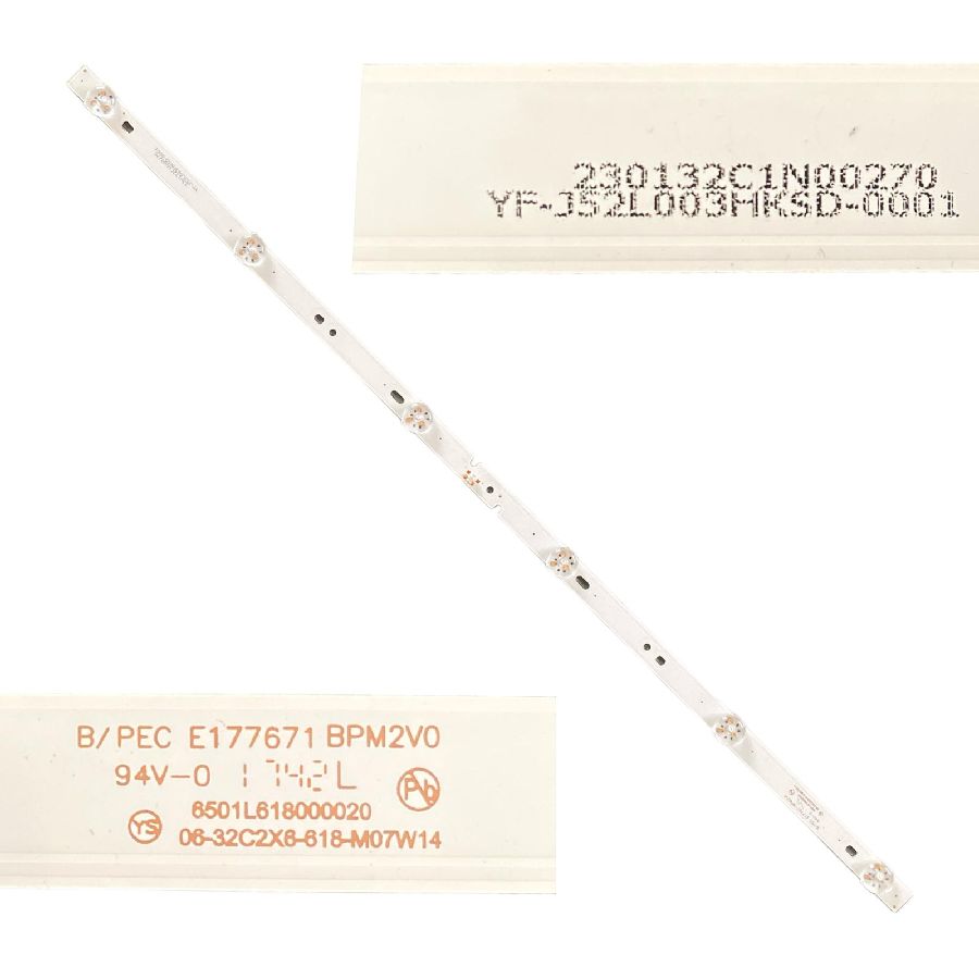 Tira 6 leds ICARUS IC-LED32H B/PEC E177671 BPM2V0