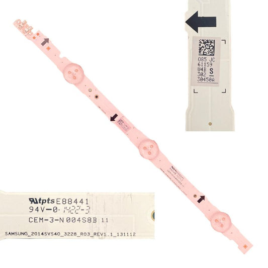 Tira 3 Leds Samsung UE40H5000 LM41-00041N BN96-30450A