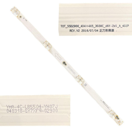 Tira 4 leds Thomson 55UUC6406 TOT_55D2900_4X4+4X5_3030C_d6t-2d1_A_4S1P REV.V2