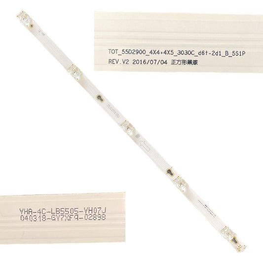 Tira 5 leds Thomson 55UUC6406 TOT_55D2900_4X4+4X5_3030C_d6t-2d1_B_5S1P REV.V2